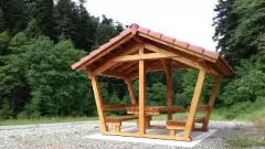 Abri table pique-nique pour 8 personnes 